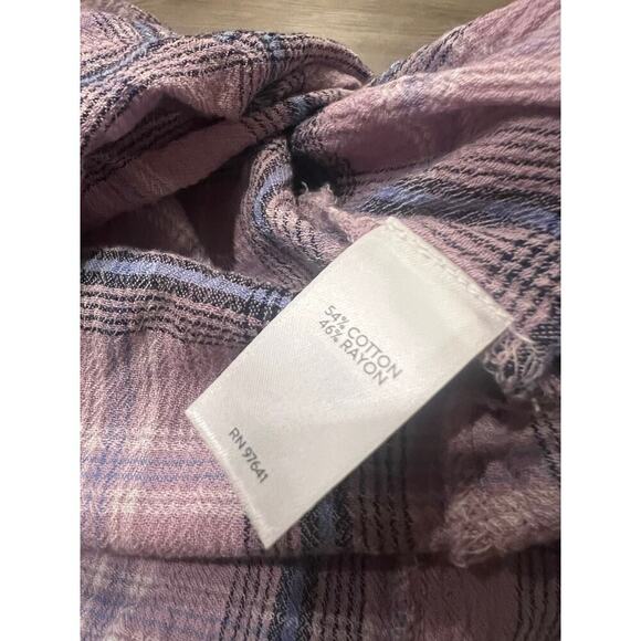 J.Jill Purple and Blue Flannel - Picture 4 of 6